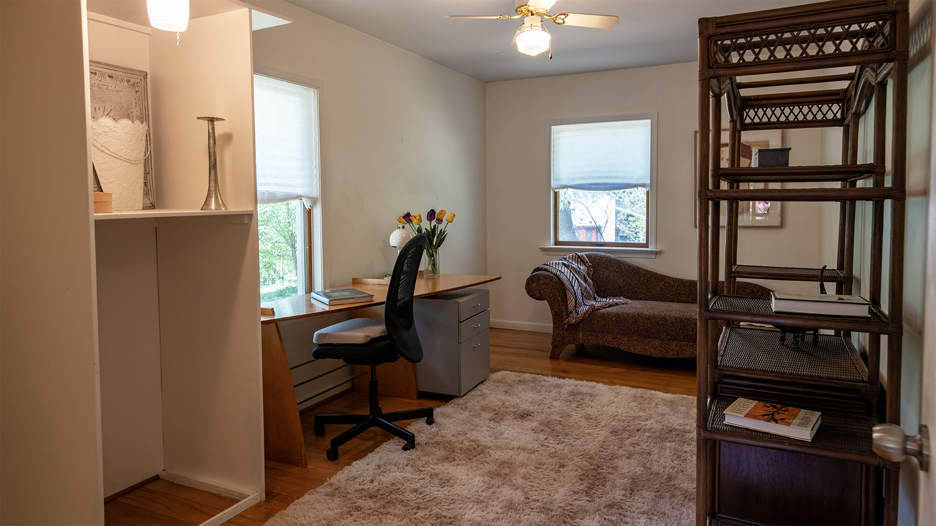 Bedroom interior in Central Virginia home