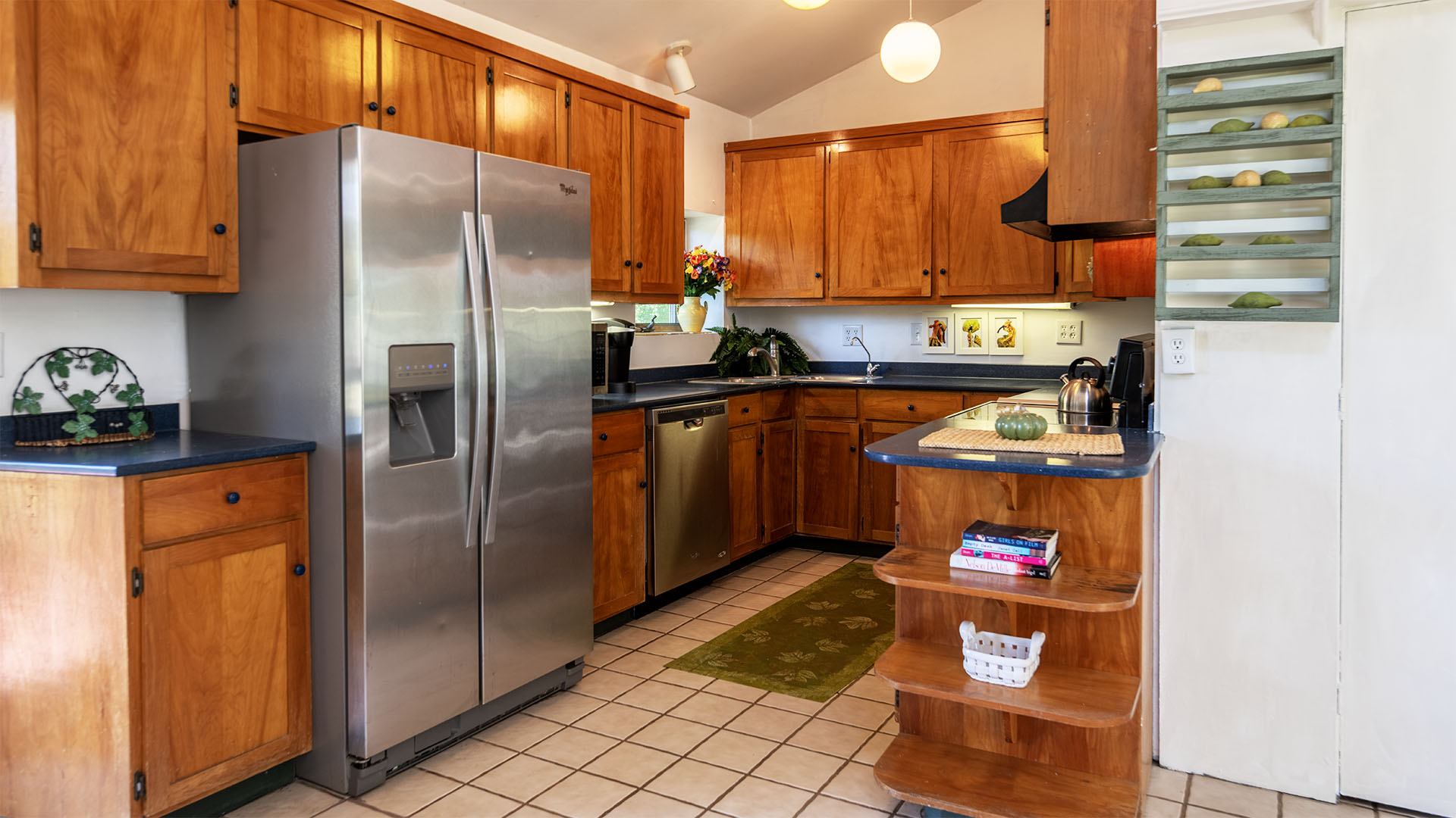 Kitchen with natural light in Scottsville VA home