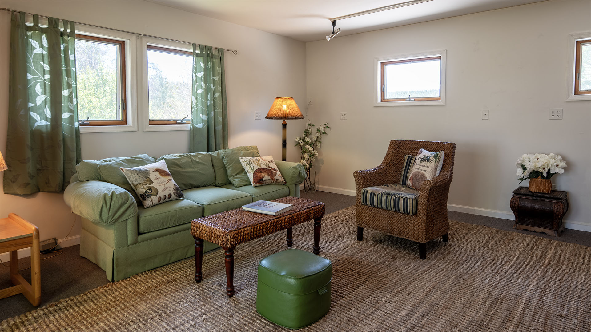 Upstairs den in Scottsville VA home