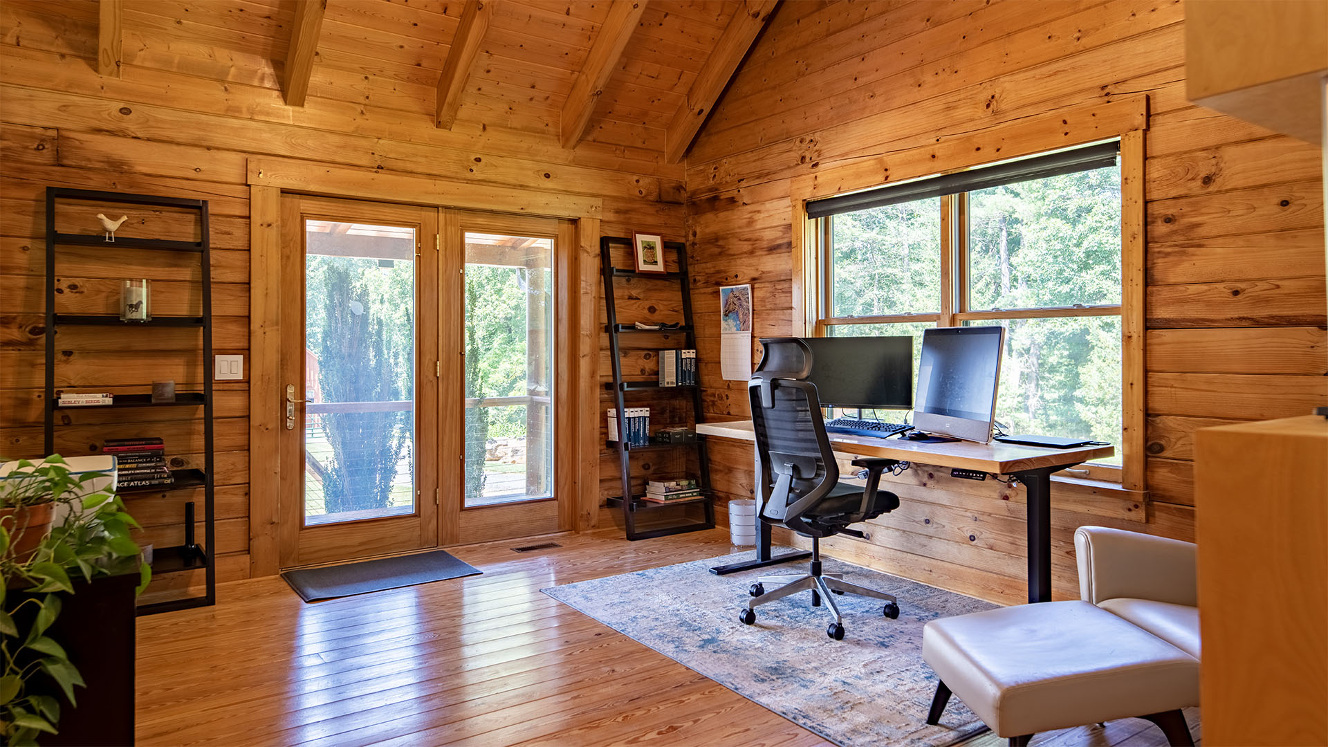 Third main-level bedroom and office at 3638 Oak Park Road in Madison Virginia