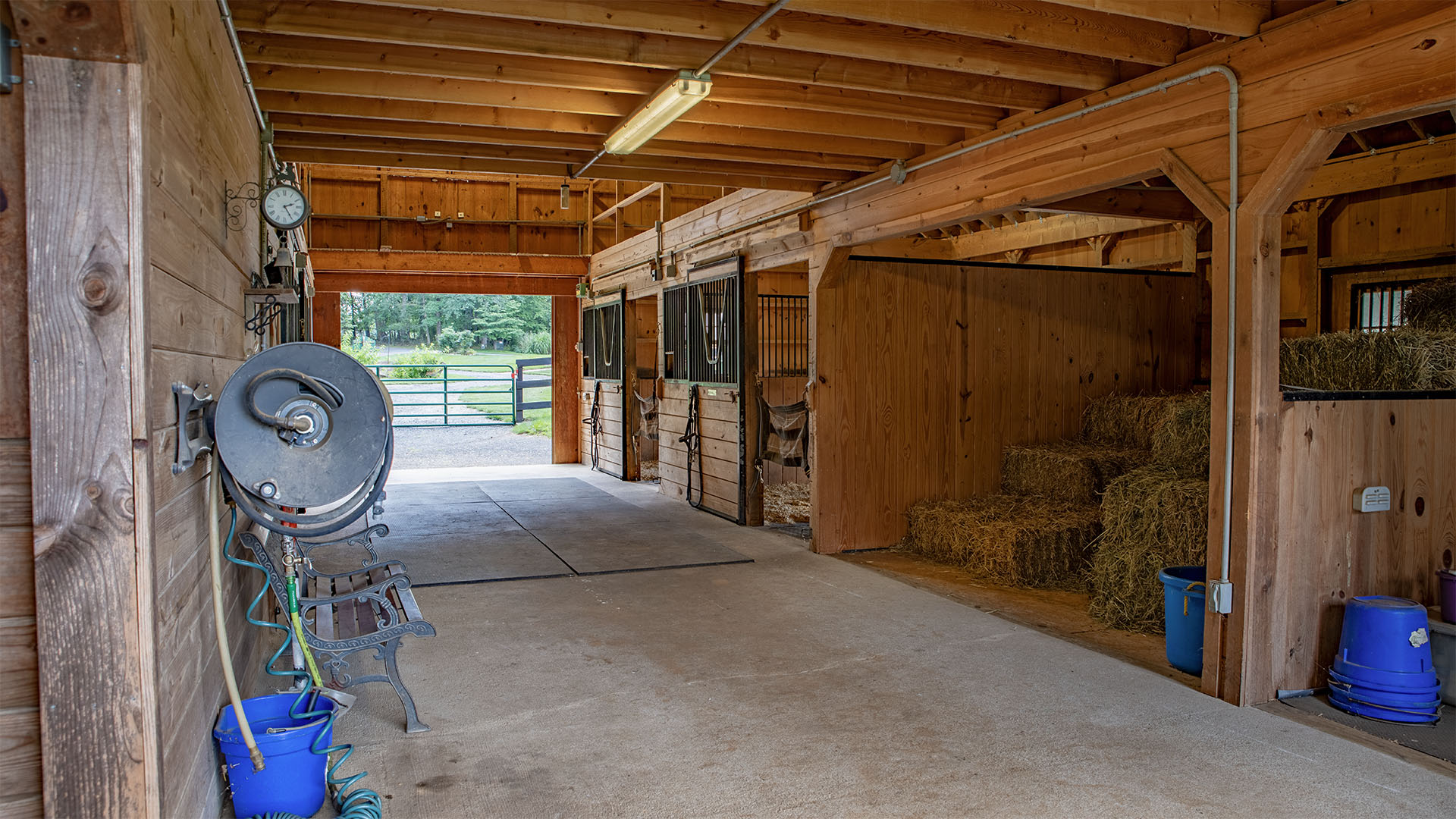 Groffdale horse barn and stable at 3638 Oak Park Road in Madison County Virginia
