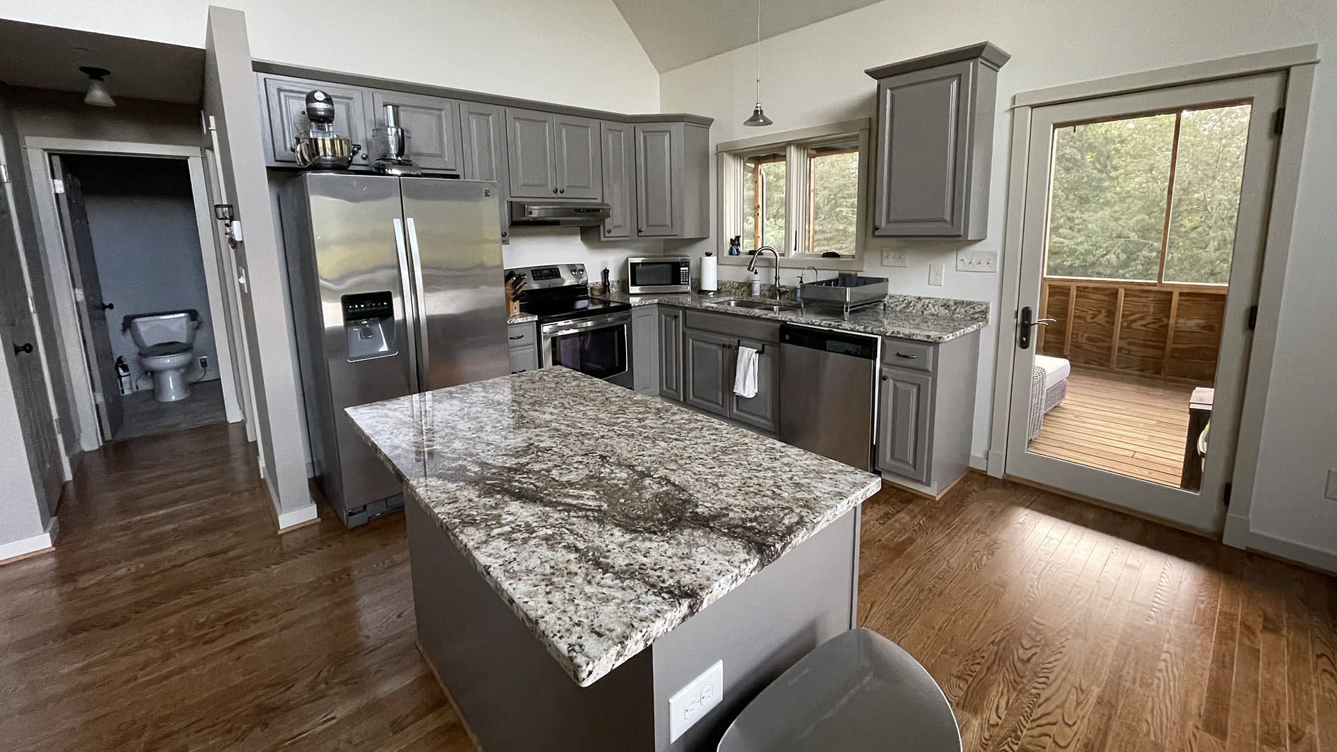 Kitchen in light-filled Madison Virginia country home